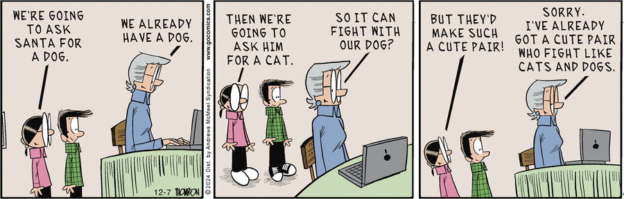 Grand Avenue Comic Strip for December 07, 2024 