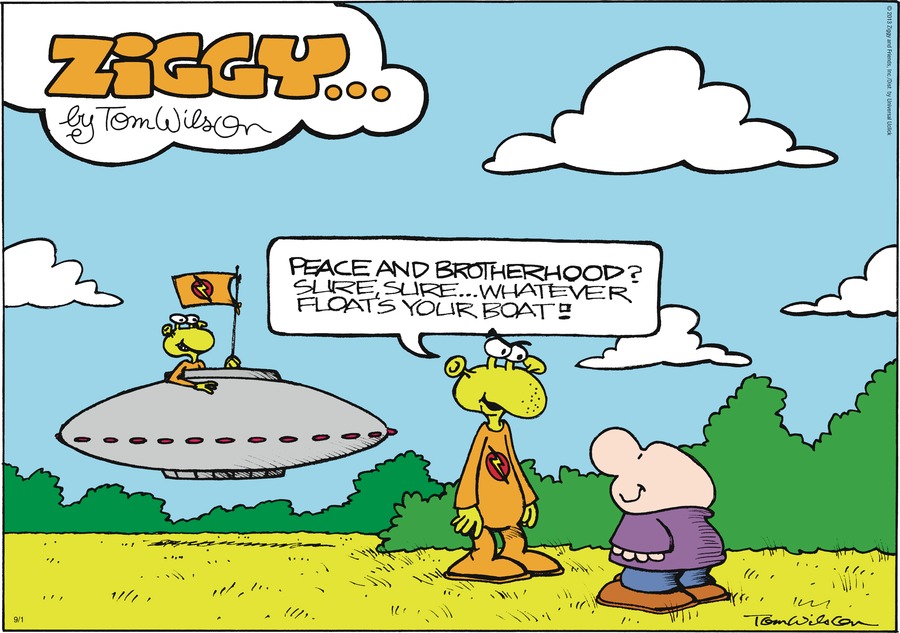 Ziggy Comic Strip for September 01, 2013 