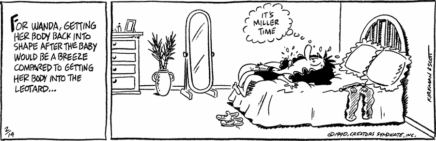 Baby Blues Comic Strip for February 14, 1990 