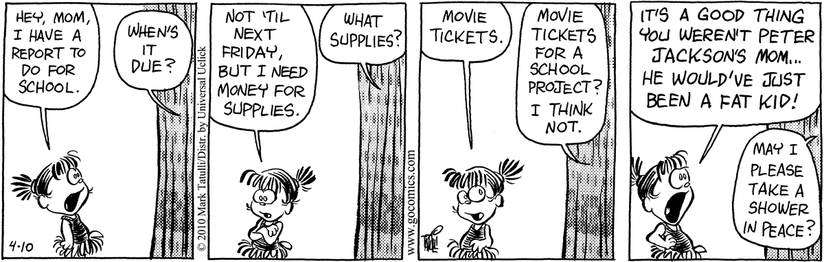 Heart of the City Comic Strip for April 10, 2010 