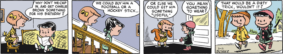 Peanuts Begins Comic Strip for January 11, 1952 