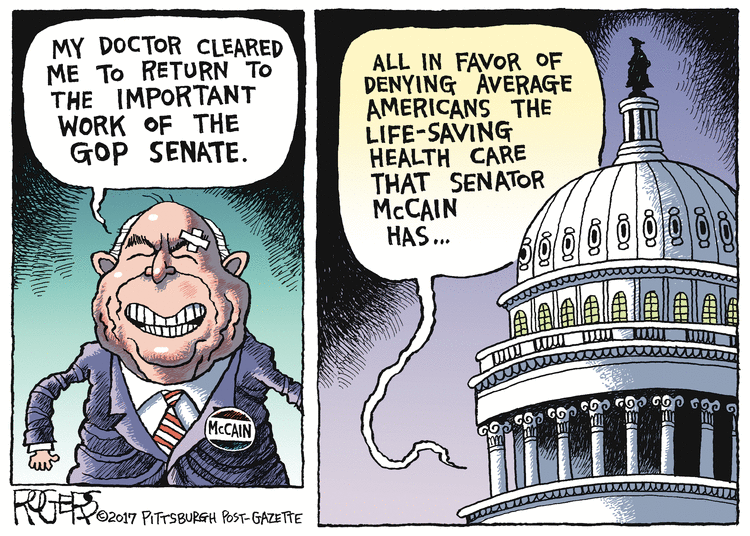 Rob Rogers Comic Strip for July 27, 2017 