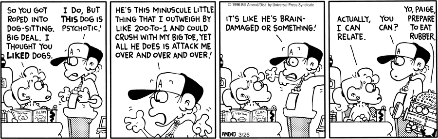 FoxTrot Classics Comic Strip for March 26, 2007 
