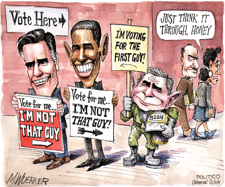 Matt Wuerker Comic Strip for November 06, 2012 
