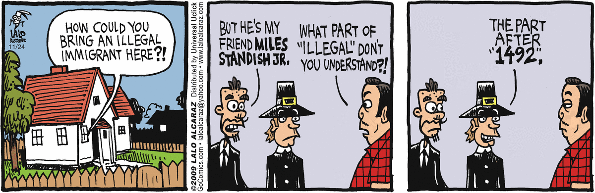 La Cucaracha Comic Strip for November 24, 2009 