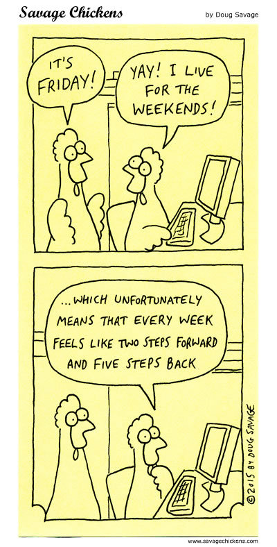 Savage Chickens Comic Strip for March 22, 2019 