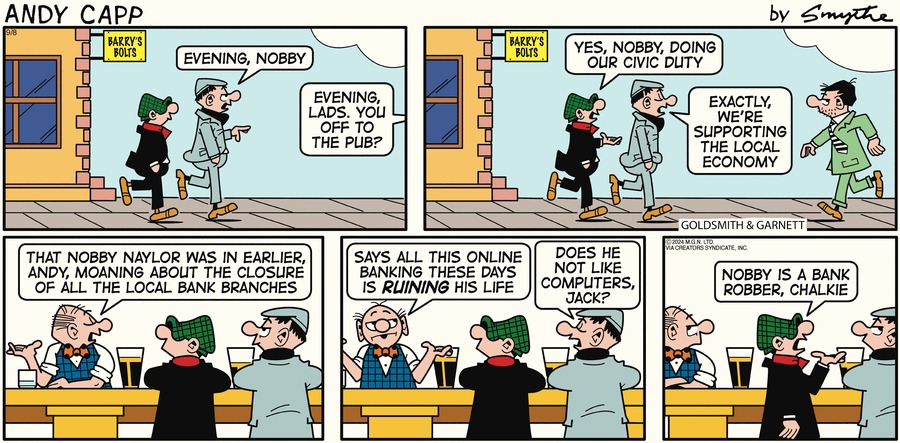 Andy Capp Comic Strip for September 08, 2024 