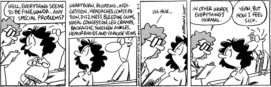 Baby Blues Comic Strip for March 04, 1995 