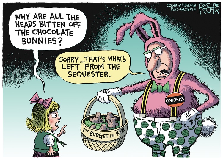 Rob Rogers Comic Strip for March 31, 2013 
