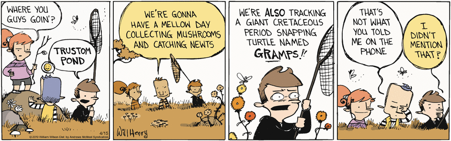 Wallace the Brave Comic Strip for April 15, 2019 