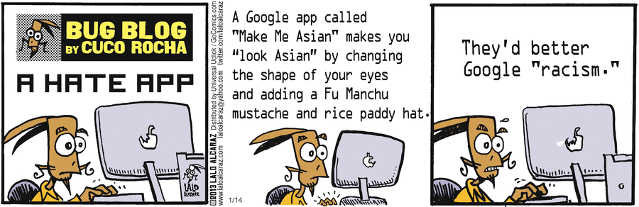 La Cucaracha Comic Strip for January 14, 2013 