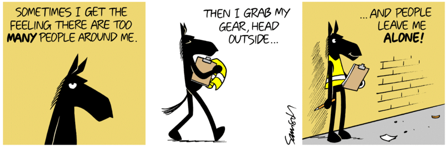 Dark Side of the Horse Comic Strip for March 15, 2020 