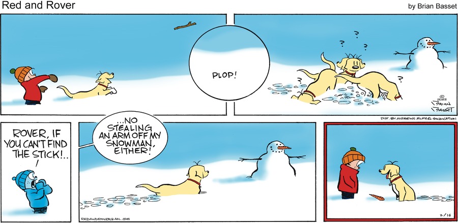 Red and Rover Comic Strip for February 16, 2025 