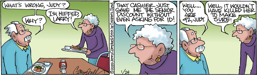 Flo and Friends Comic Strip for January 24, 2025 
