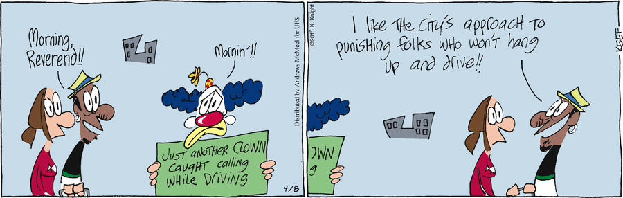 The Knight Life Comic Strip for April 08, 2017 