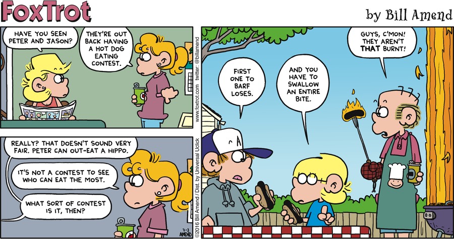 FoxTrot Comic Strip for July 03, 2016 
