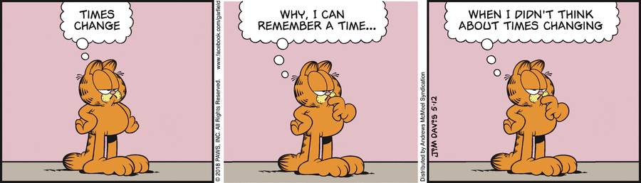 Garfield Comic Strip for May 12, 2018 