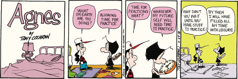 Agnes Comic Strip for February 25, 2018 