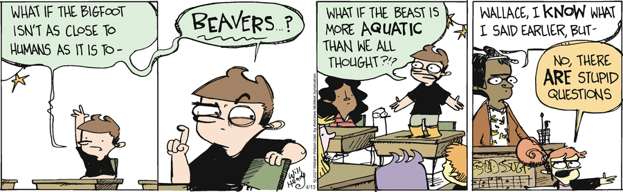 Wallace the Brave Comic Strip for April 13, 2021 