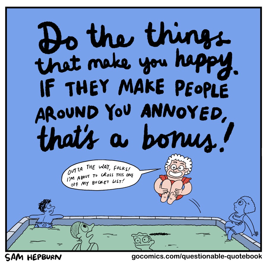 Questionable Quotebook Comic Strip for December 22, 2024 