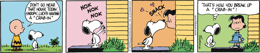 Peanuts Comic Strip for January 16, 2015 