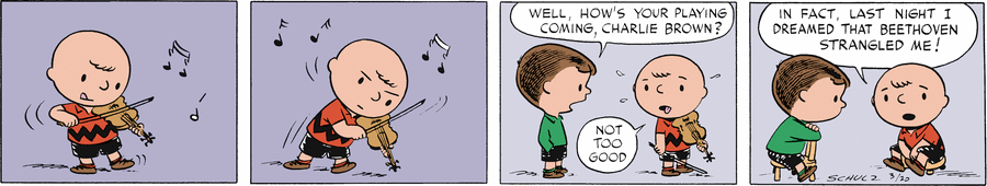 Peanuts Begins Comic Strip for March 31, 2024 