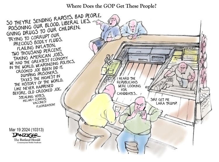 Jeff Danziger Comic Strip for March 20, 2024 