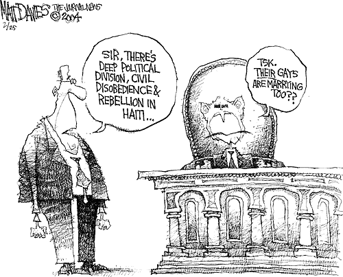 Matt Davies Comic Strip for February 24, 2004 