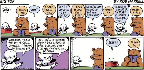 Big Top Comic Strip for January 15, 2006 