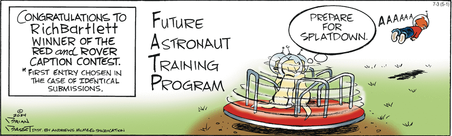 Red and Rover Comic Strip for July 03, 2024 