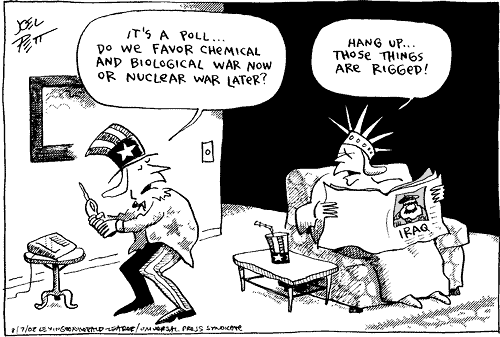 Joel Pett Comic Strip for August 07, 2002 