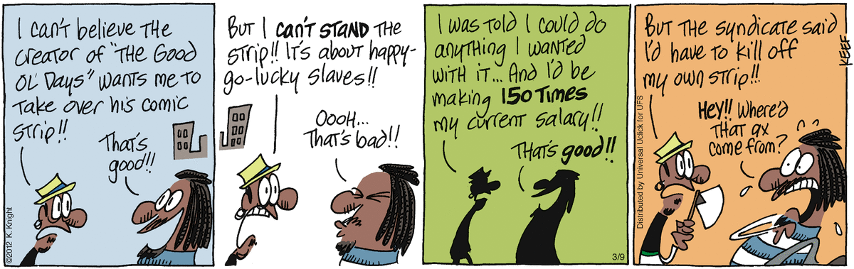 The Knight Life Comic Strip for March 09, 2012 