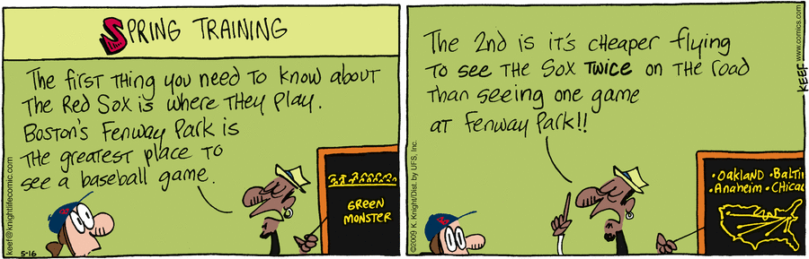 The Knight Life Comic Strip for May 16, 2009 