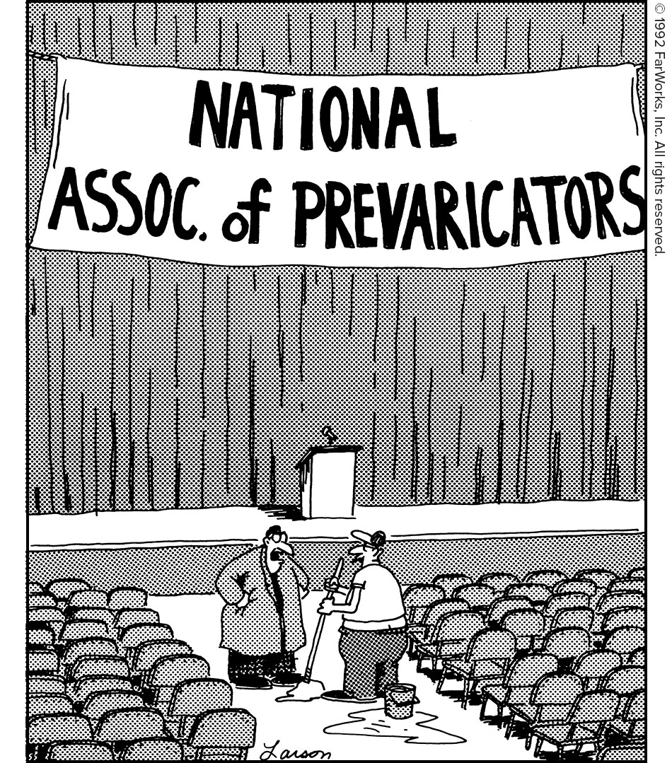 NATIONAL ASSOC. of PREVARICATORS