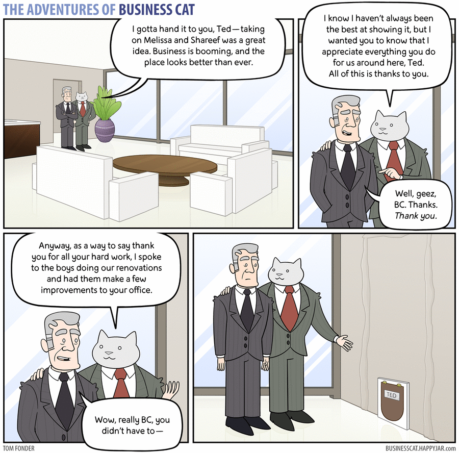 The Adventures of Business Cat Comic Strip for July 11, 2016 