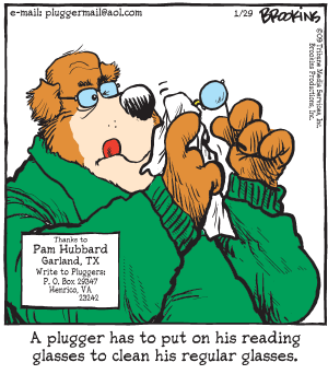 Pluggers Comic Strip for January 29, 2009 