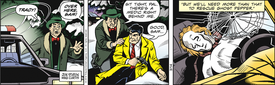 Dick Tracy Comic Strip for March 14, 2018 