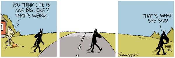 Dark Side of the Horse Comic Strip for November 01, 2010 