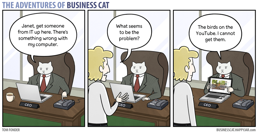The Adventures of Business Cat Comic Strip for September 14, 2015 