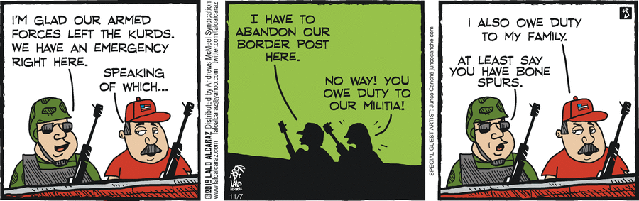 La Cucaracha Comic Strip for November 07, 2019 