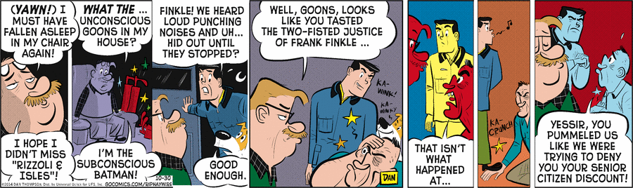 Rip Haywire Comic Strip for October 30, 2014 