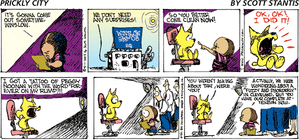 Prickly City Comic Strip for August 12, 2007 