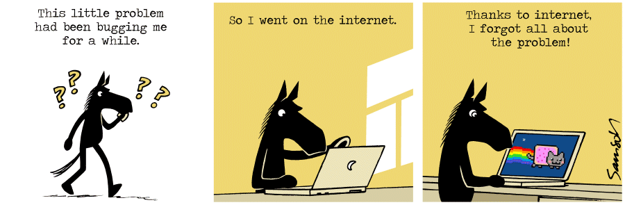 Dark Side of the Horse Comic Strip for February 11, 2013 