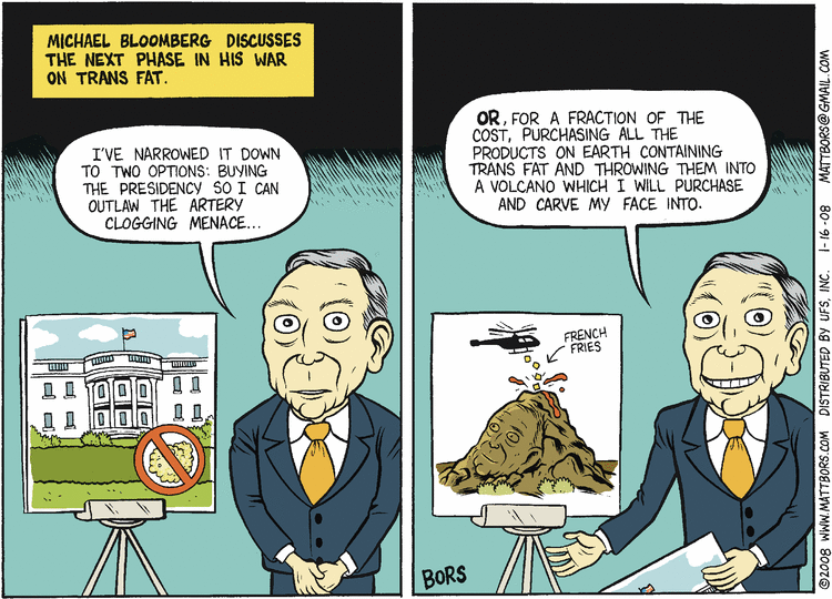 Matt Bors Comic Strip for January 16, 2008 