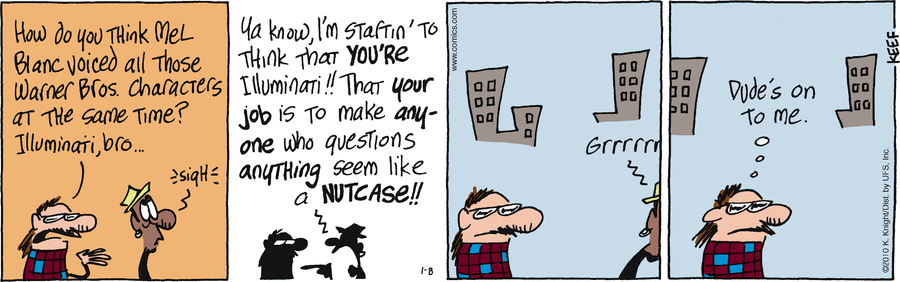 The Knight Life Comic Strip for January 08, 2010 