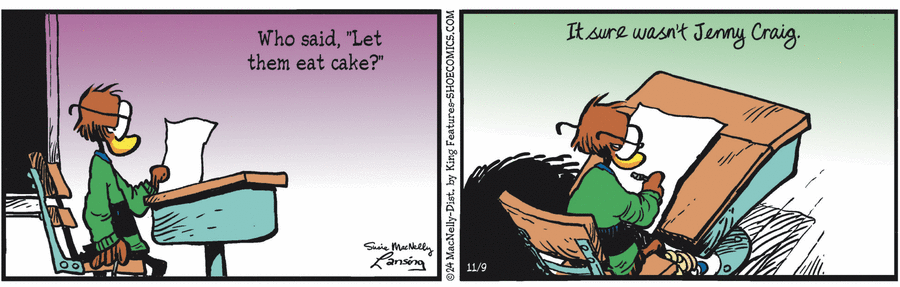 Shoe Comic Strip for November 09, 2024 