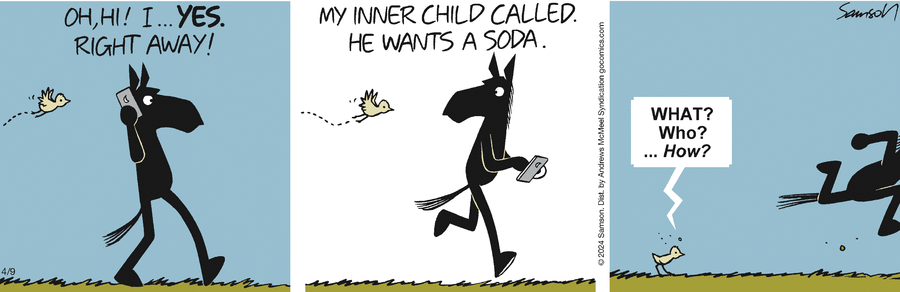 Dark Side of the Horse Comic Strip for April 09, 2024 