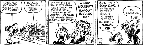 Heart of the City Comic Strip for August 24, 1999 
