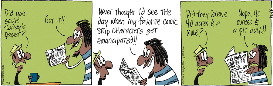 The Knight Life Comic Strip for September 04, 2010 