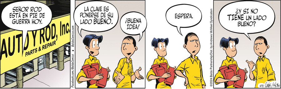 Baldo en Español Comic Strip for February 23, 2024 